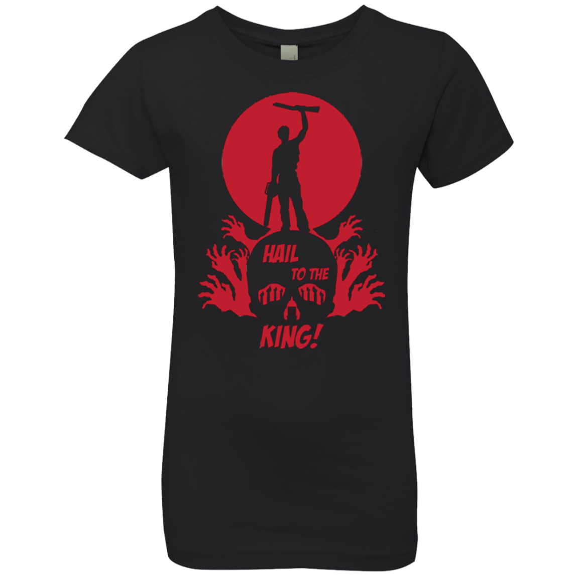 T-Shirts Black / YXS Hail to the King Girls Premium T-Shirt
