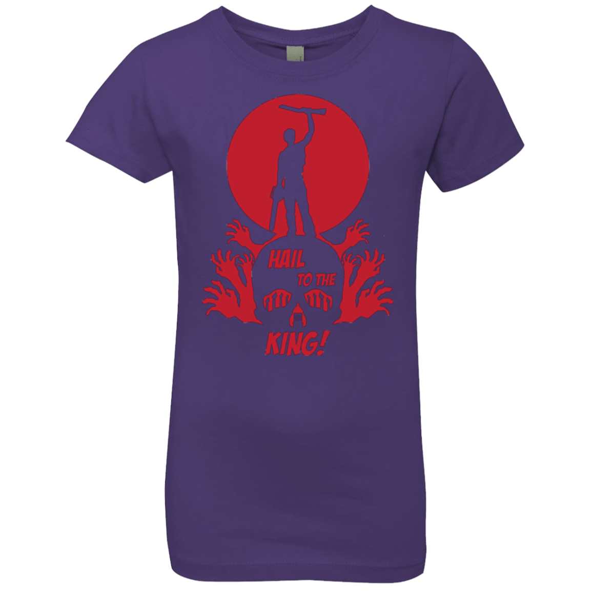 T-Shirts Purple Rush / YXS Hail to the King Girls Premium T-Shirt