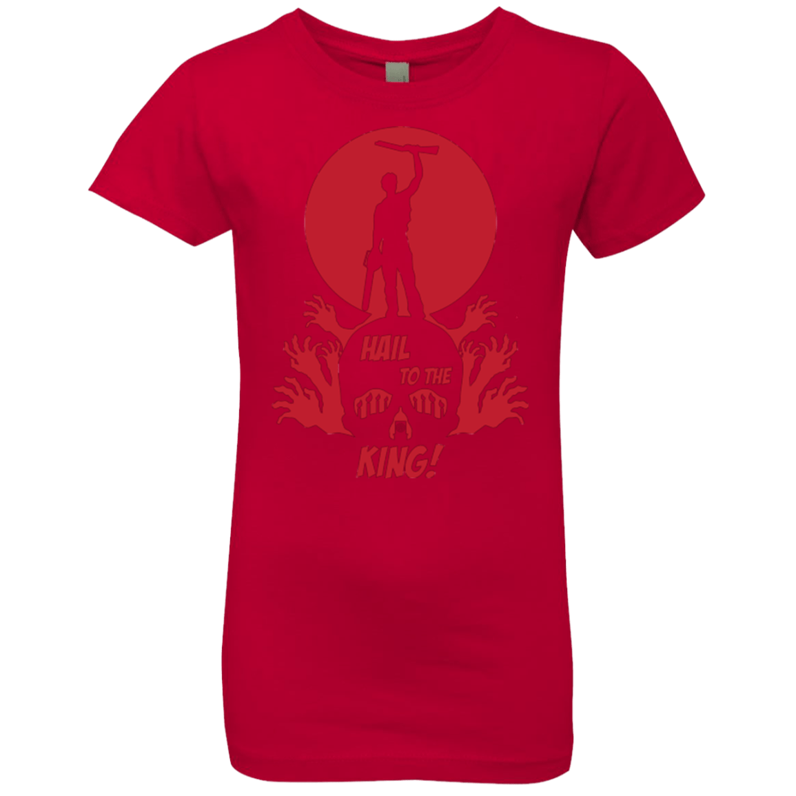 T-Shirts Red / YXS Hail to the King Girls Premium T-Shirt
