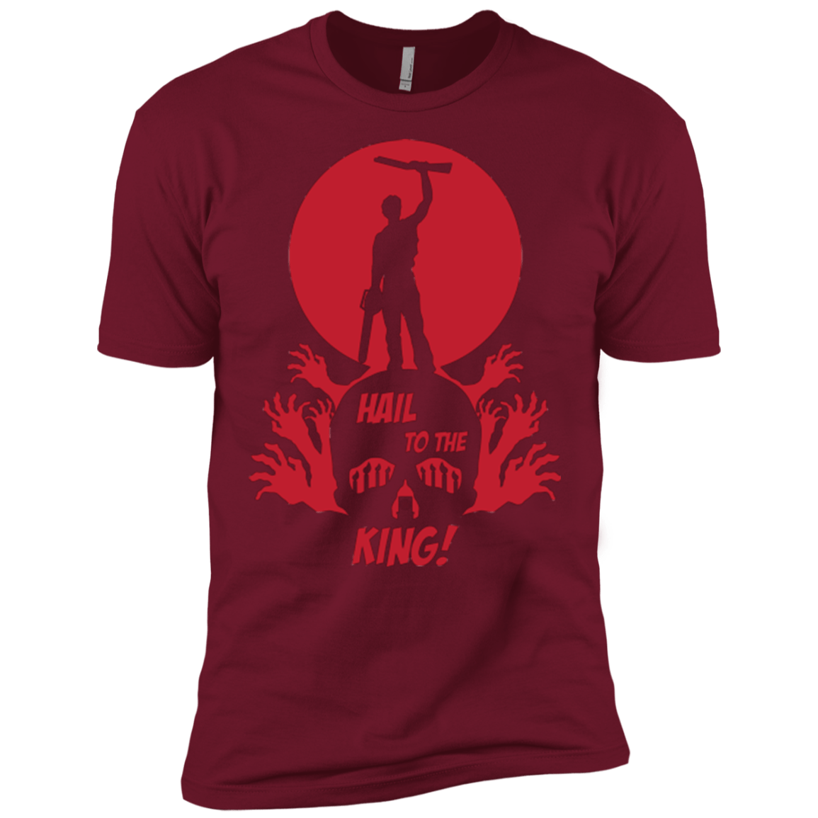 T-Shirts Cardinal / X-Small Hail to the King Men's Premium T-Shirt