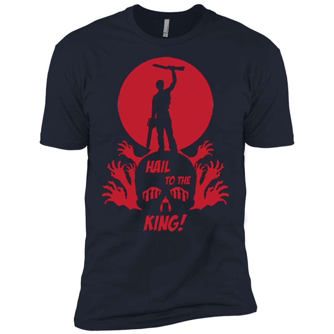 T-Shirts Midnight Navy / X-Small Hail to the King Men's Premium T-Shirt