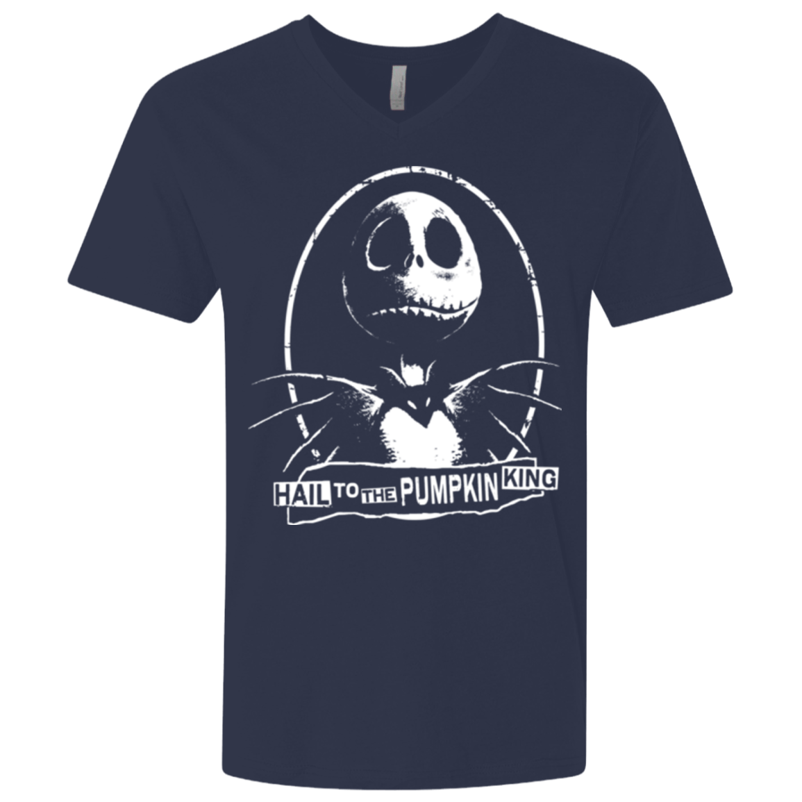 T-Shirts Midnight Navy / X-Small Hail To The King Men's Premium V-Neck