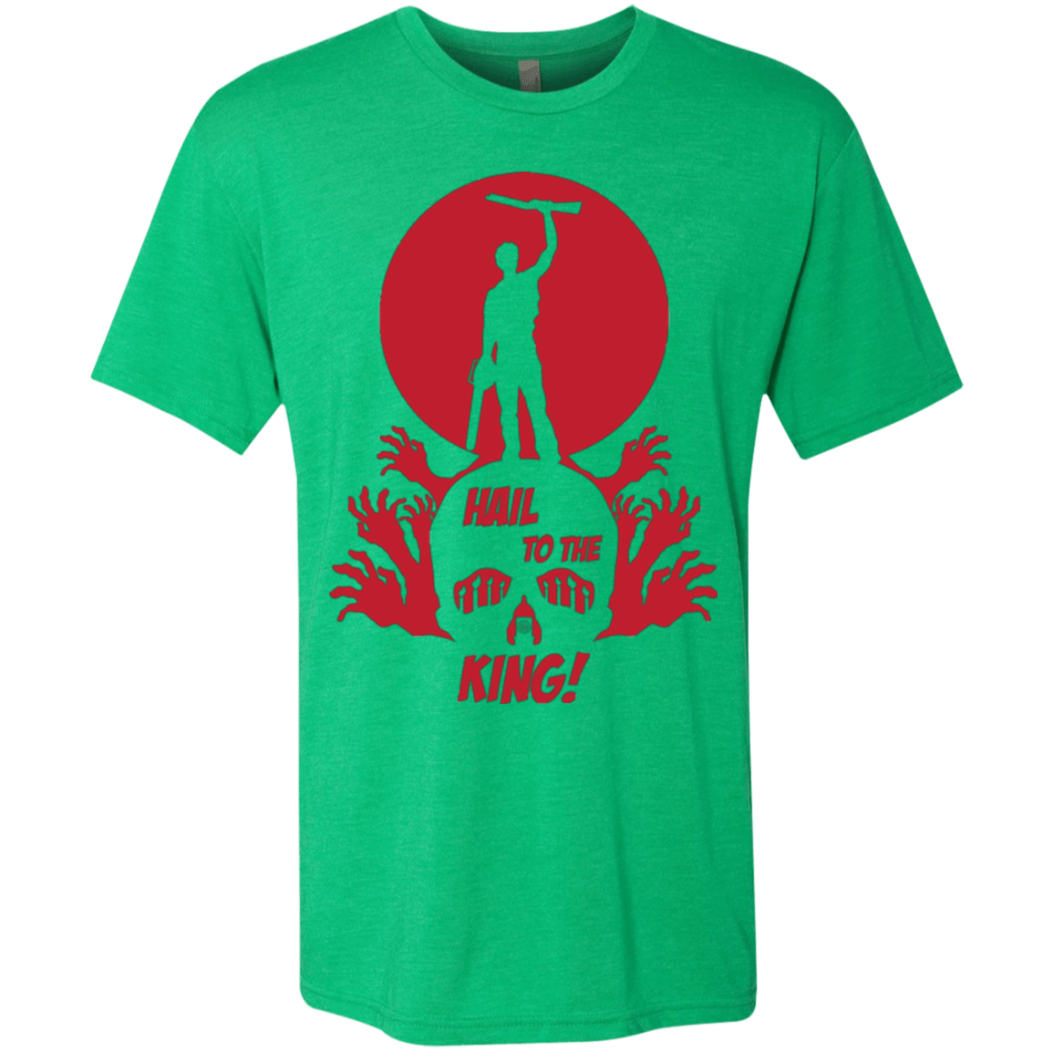T-Shirts Envy / Small Hail to the King Men's Triblend T-Shirt