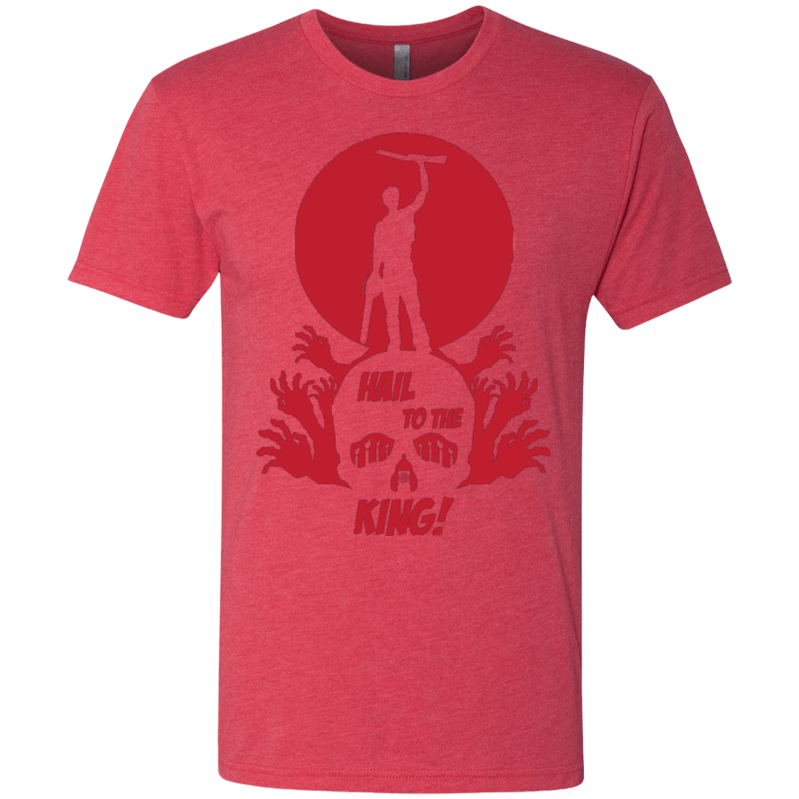T-Shirts Vintage Red / Small Hail to the King Men's Triblend T-Shirt