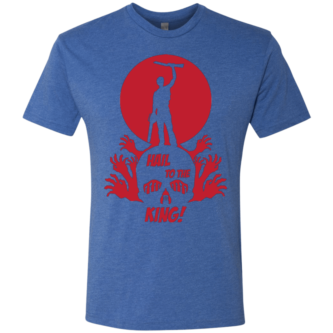 T-Shirts Vintage Royal / Small Hail to the King Men's Triblend T-Shirt