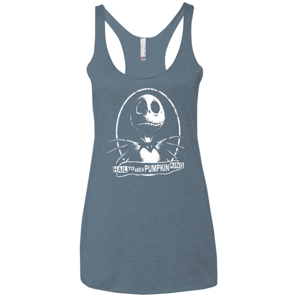 T-Shirts Indigo / X-Small Hail To The King Women's Triblend Racerback Tank