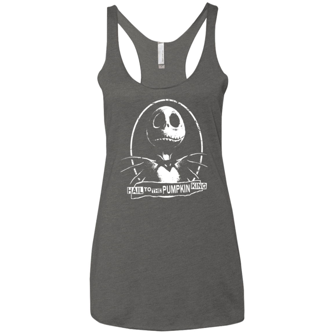 T-Shirts Premium Heather / X-Small Hail To The King Women's Triblend Racerback Tank