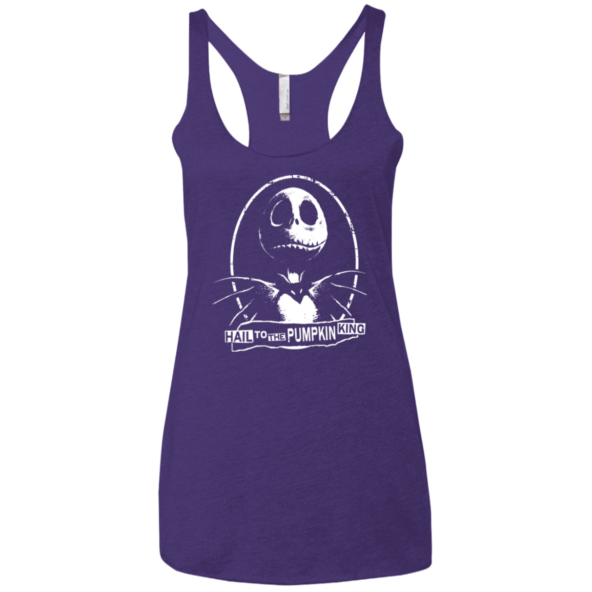 T-Shirts Purple / X-Small Hail To The King Women's Triblend Racerback Tank