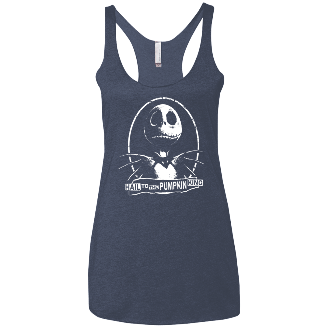 T-Shirts Vintage Navy / X-Small Hail To The King Women's Triblend Racerback Tank