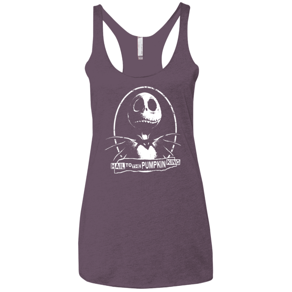 T-Shirts Vintage Purple / X-Small Hail To The King Women's Triblend Racerback Tank