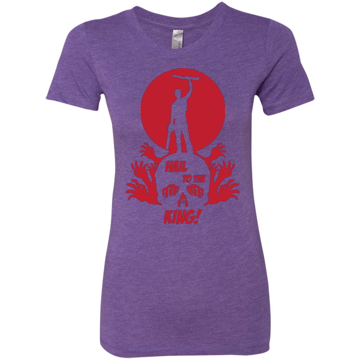 T-Shirts Purple Rush / Small Hail to the King Women's Triblend T-Shirt