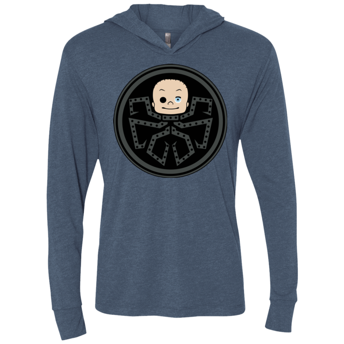 T-Shirts Indigo / X-Small Hail Toys Triblend Long Sleeve Hoodie Tee