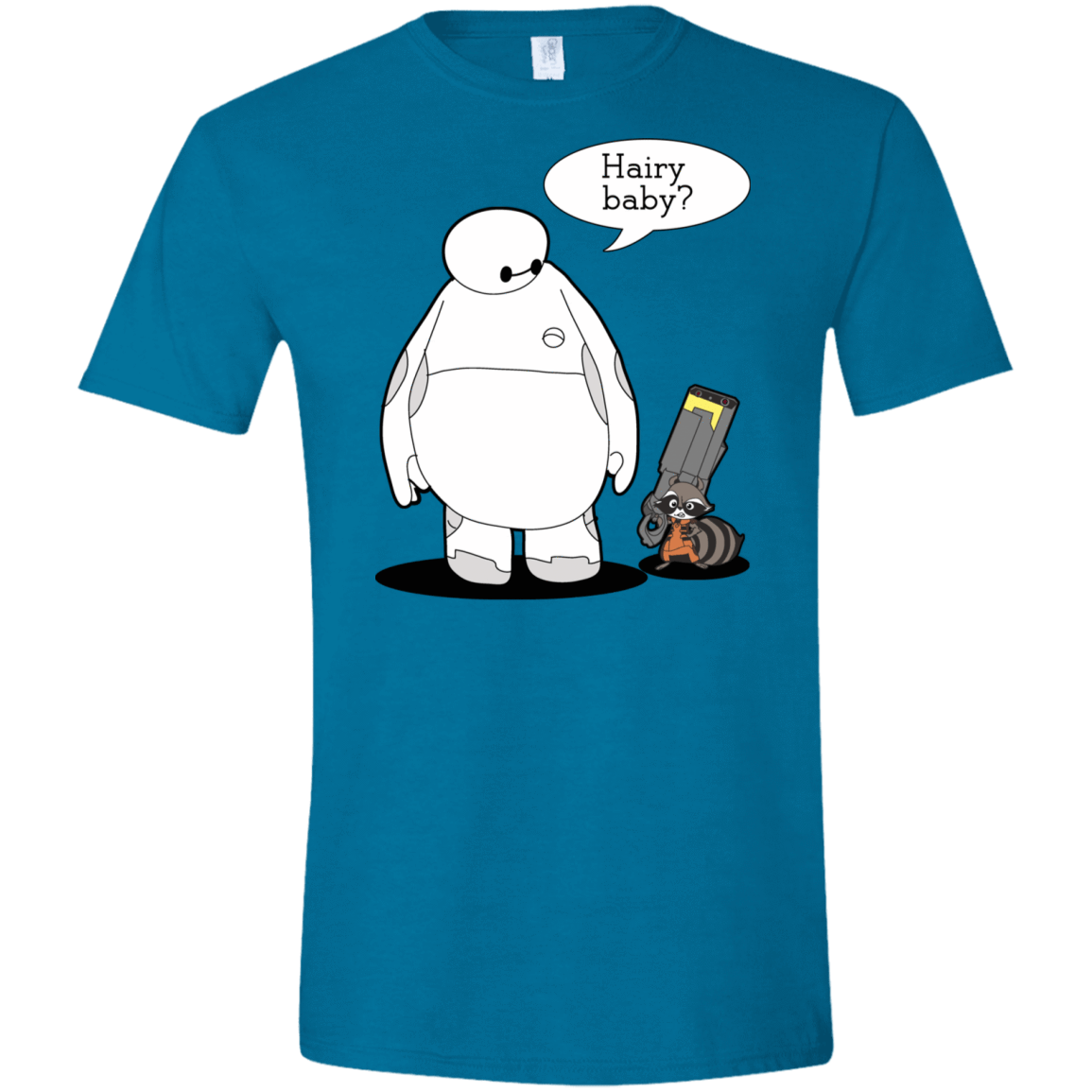 T-Shirts Antique Sapphire / S Hairy Baby Men's Semi-Fitted Softstyle