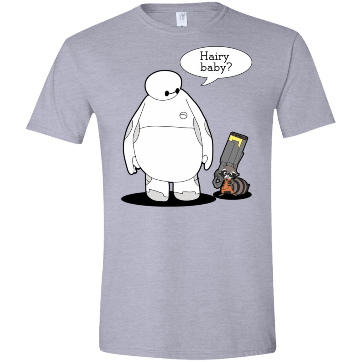 T-Shirts Sport Grey / X-Small Hairy Baby Men's Semi-Fitted Softstyle