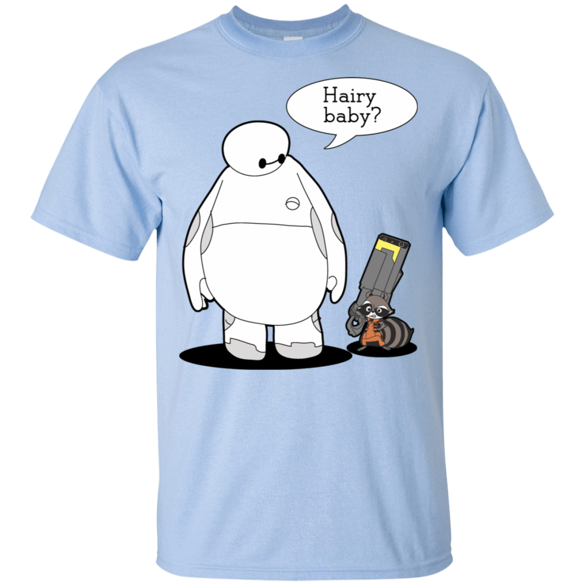 T-Shirts Light Blue / S Hairy Baby T-Shirt