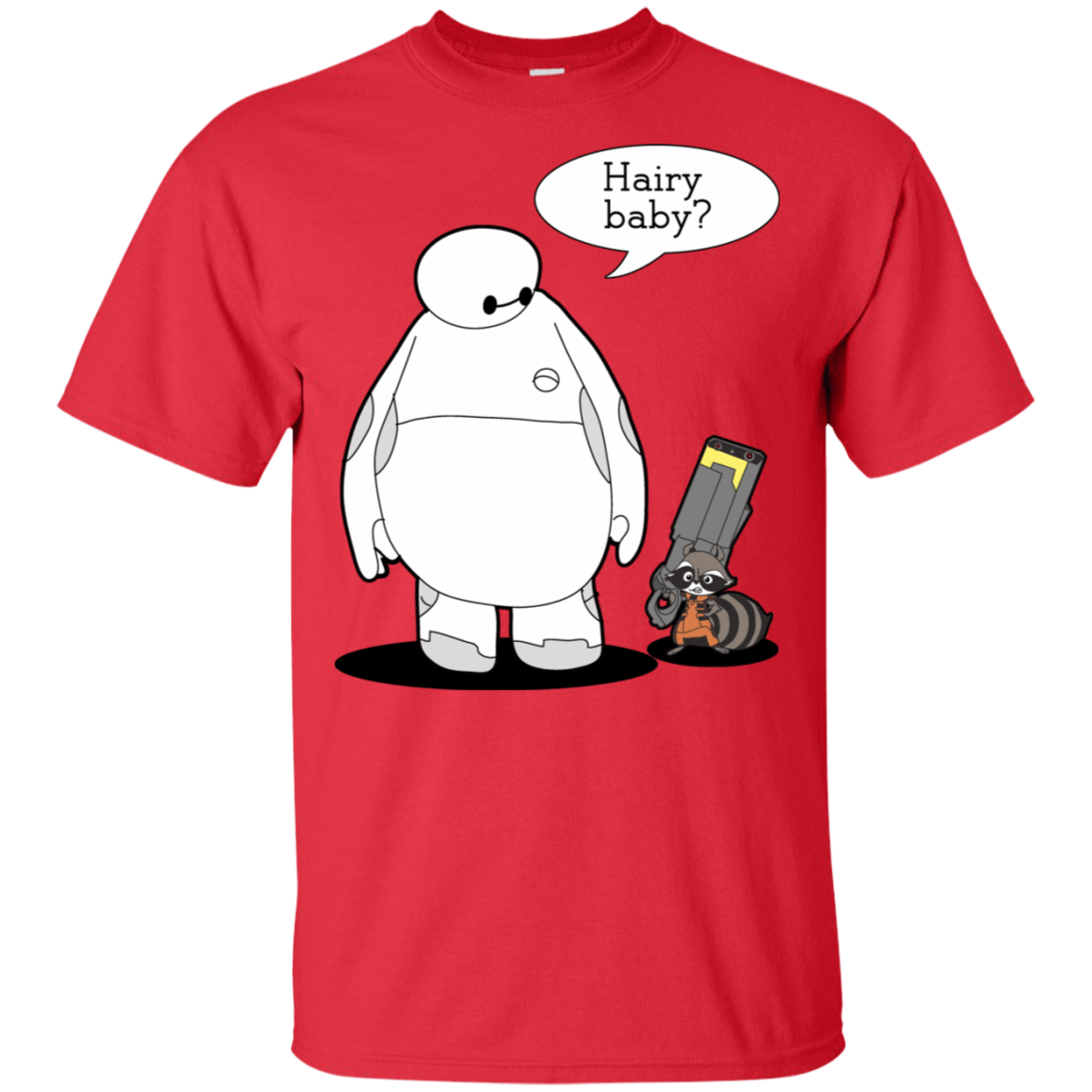 T-Shirts Red / S Hairy Baby T-Shirt