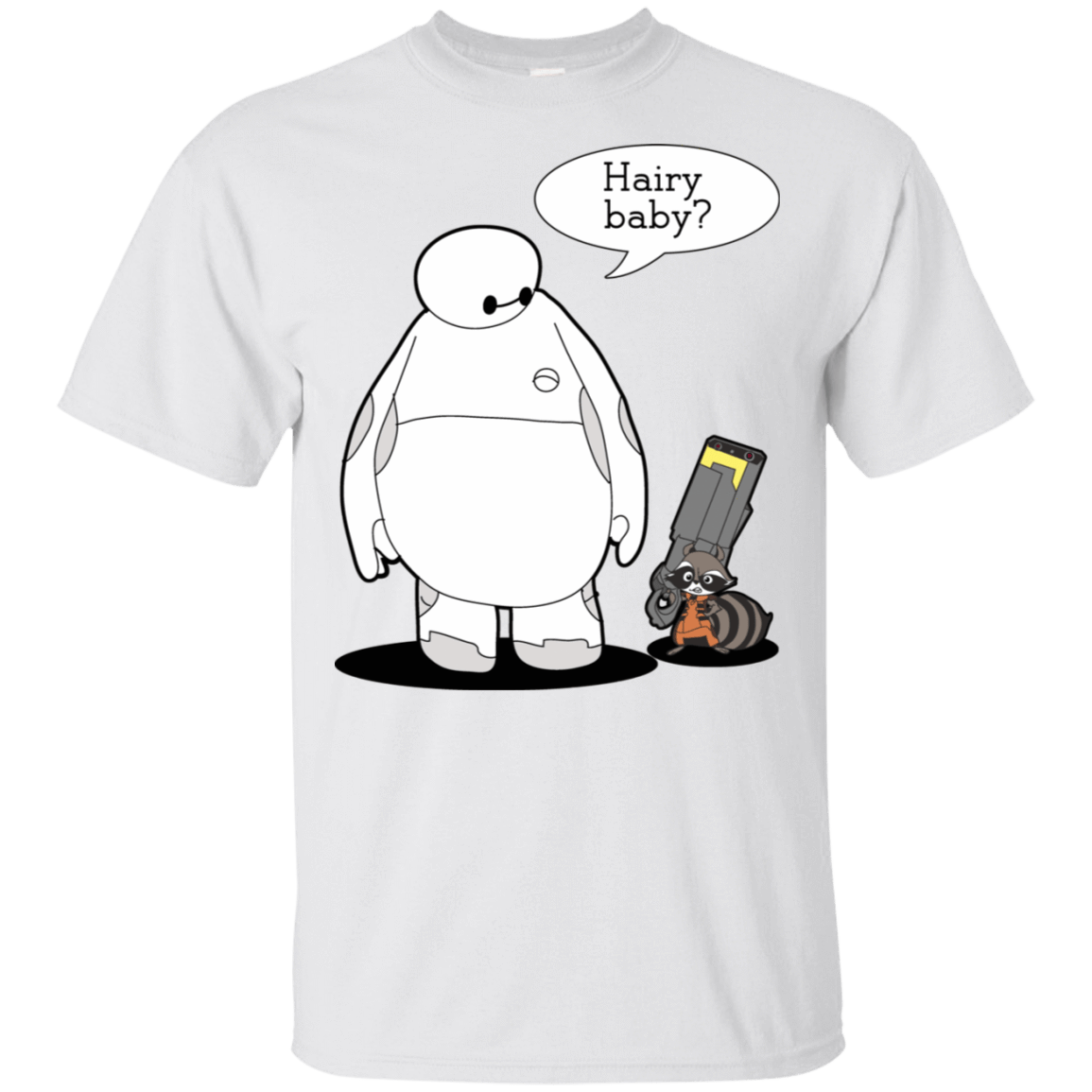 T-Shirts White / S Hairy Baby T-Shirt