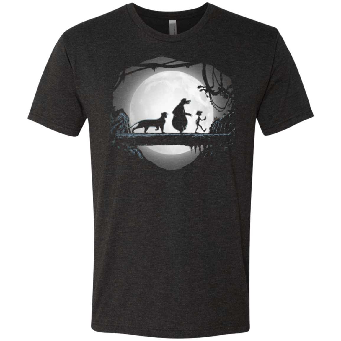 T-Shirts Vintage Black / Small Hakuna Matata in the Jungle Men's Triblend T-Shirt