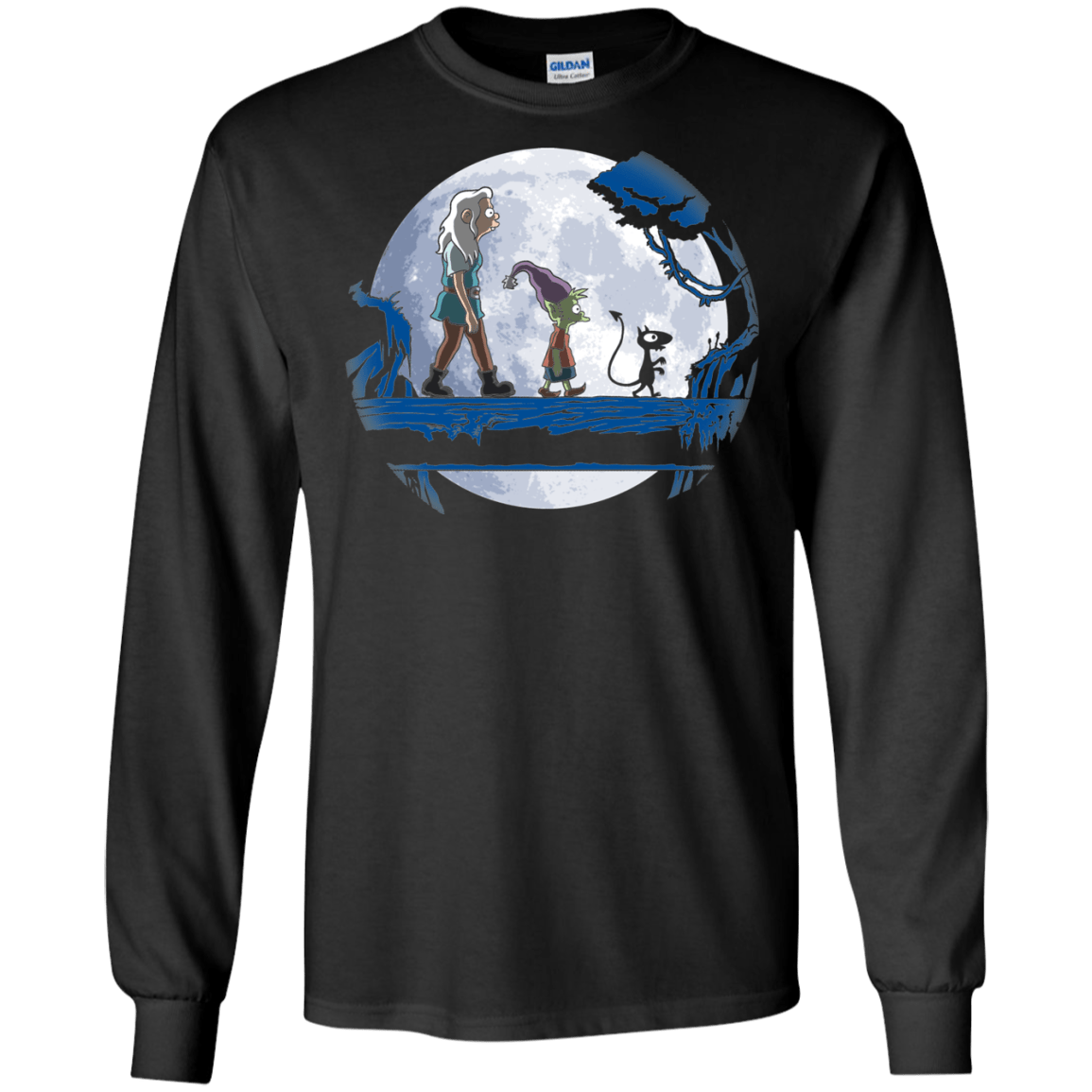 T-Shirts Black / S Hakuna Matata Princess Men's Long Sleeve T-Shirt