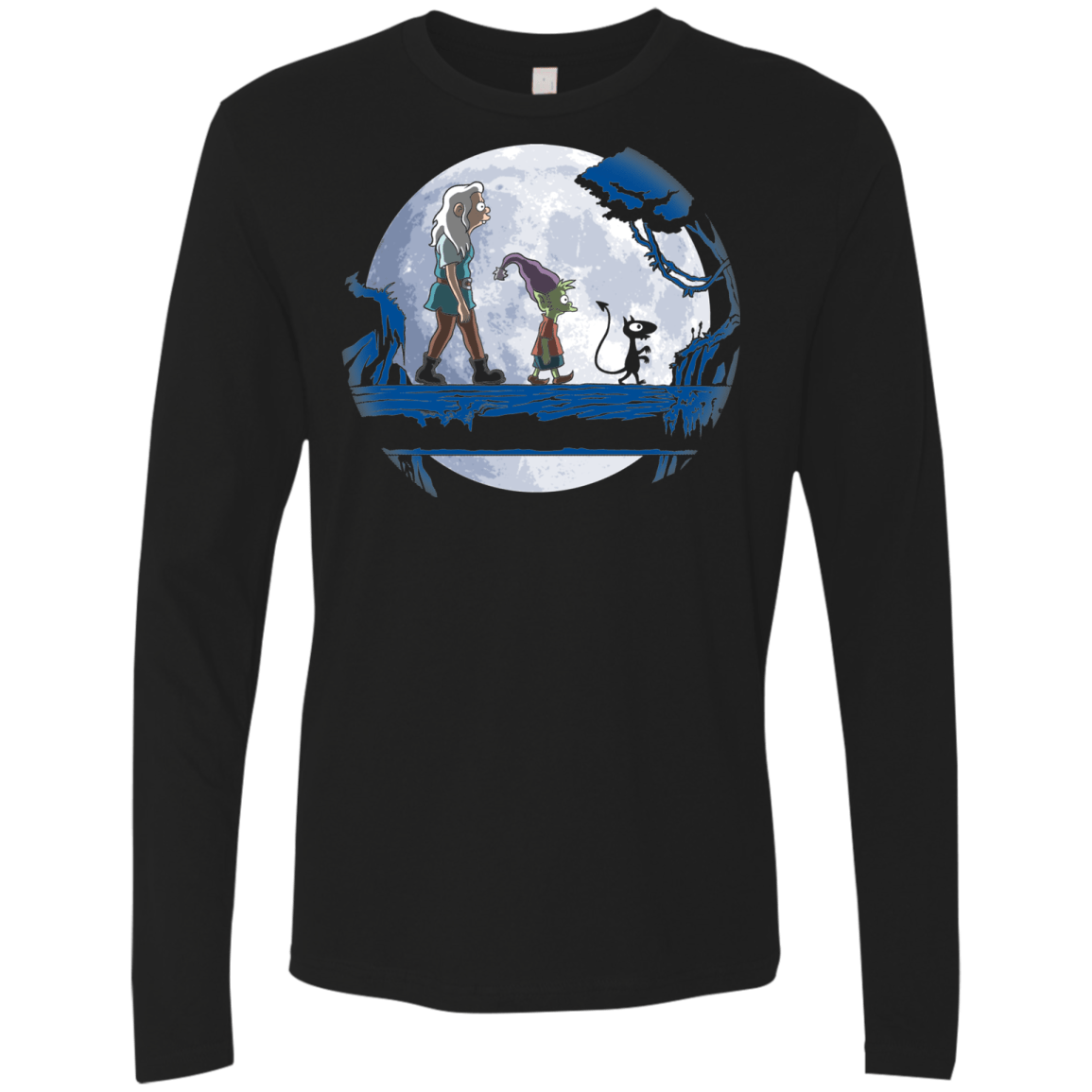 T-Shirts Black / S Hakuna Matata Princess Men's Premium Long Sleeve