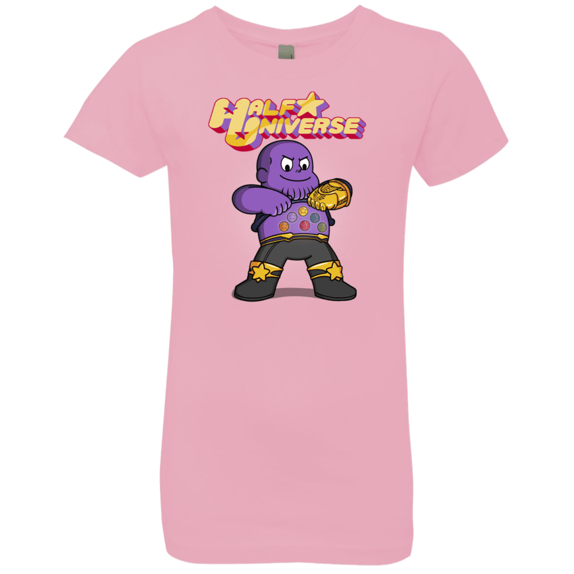 T-Shirts Light Pink / YXS Half Universe Girls Premium T-Shirt