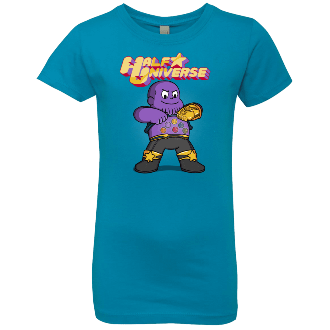 T-Shirts Turquoise / YXS Half Universe Girls Premium T-Shirt