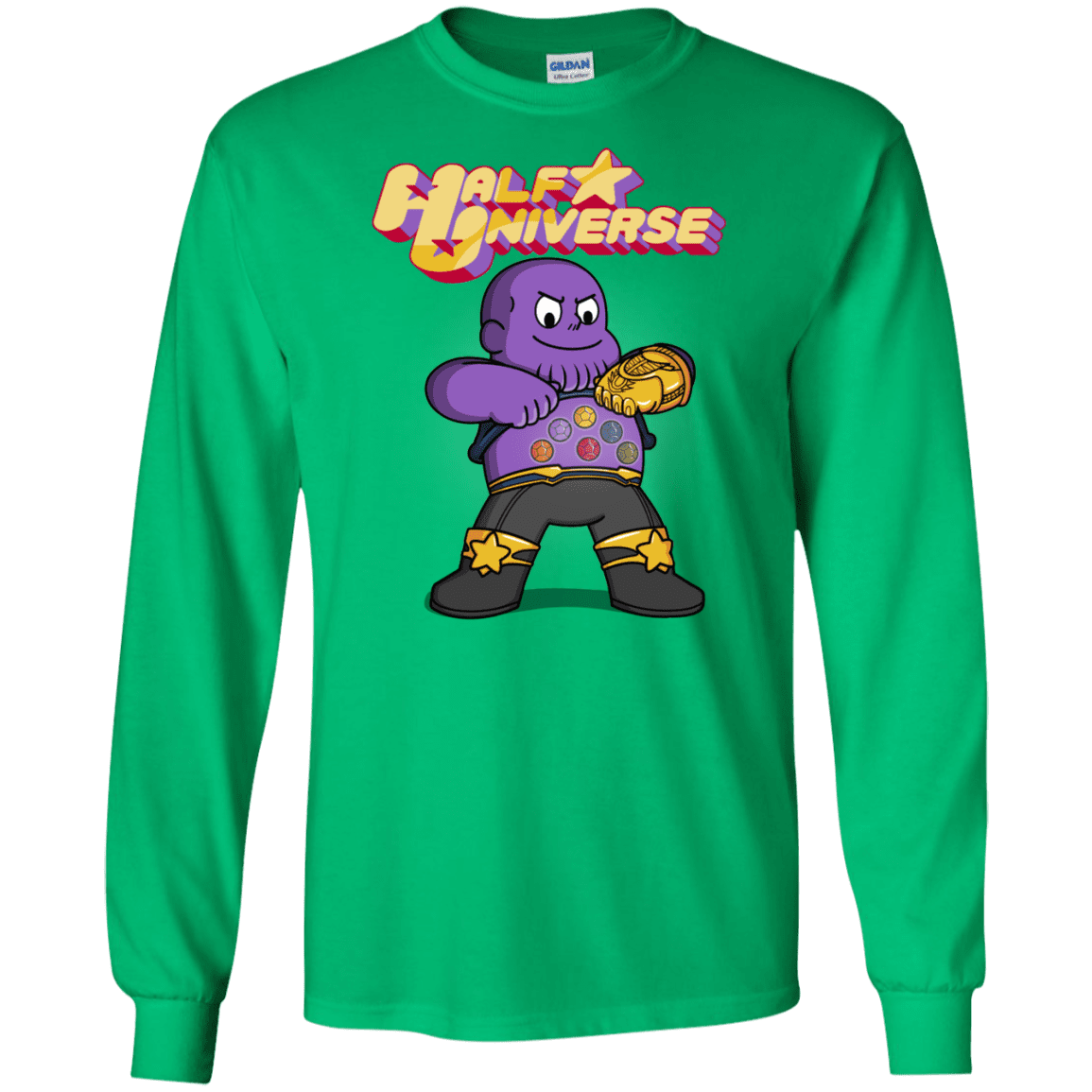 T-Shirts Irish Green / S Half Universe Men's Long Sleeve T-Shirt