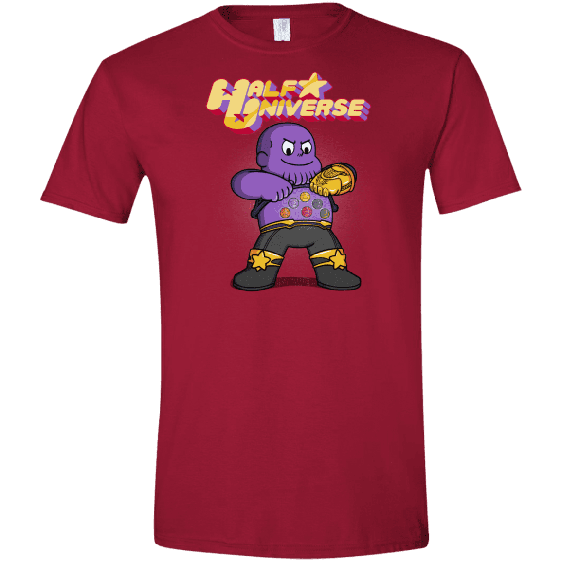 T-Shirts Cardinal Red / S Half Universe Men's Semi-Fitted Softstyle