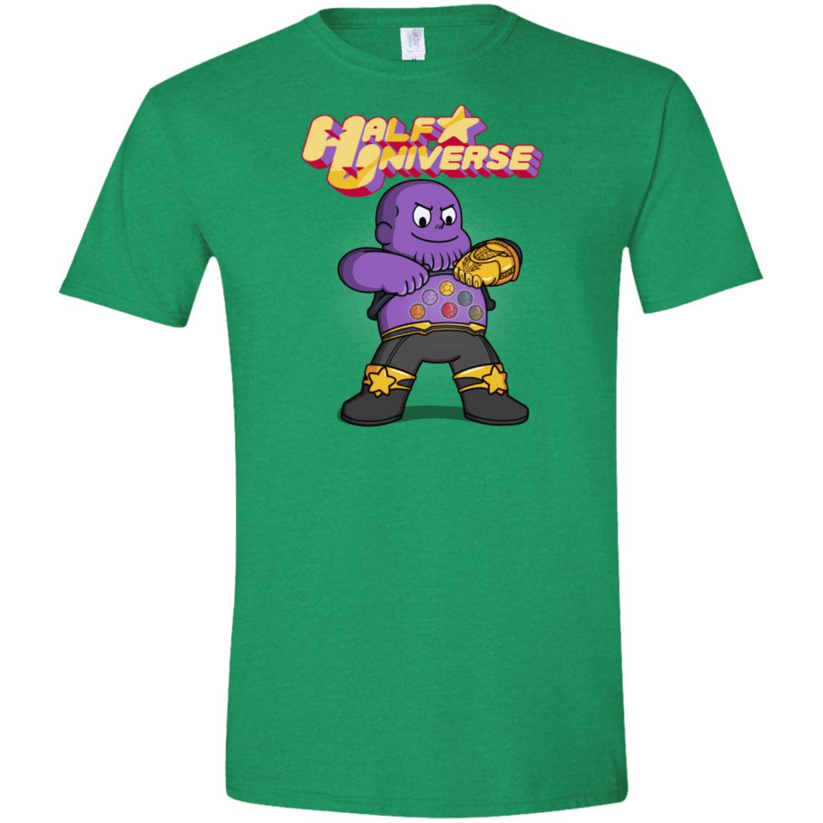 T-Shirts Heather Irish Green / S Half Universe Men's Semi-Fitted Softstyle