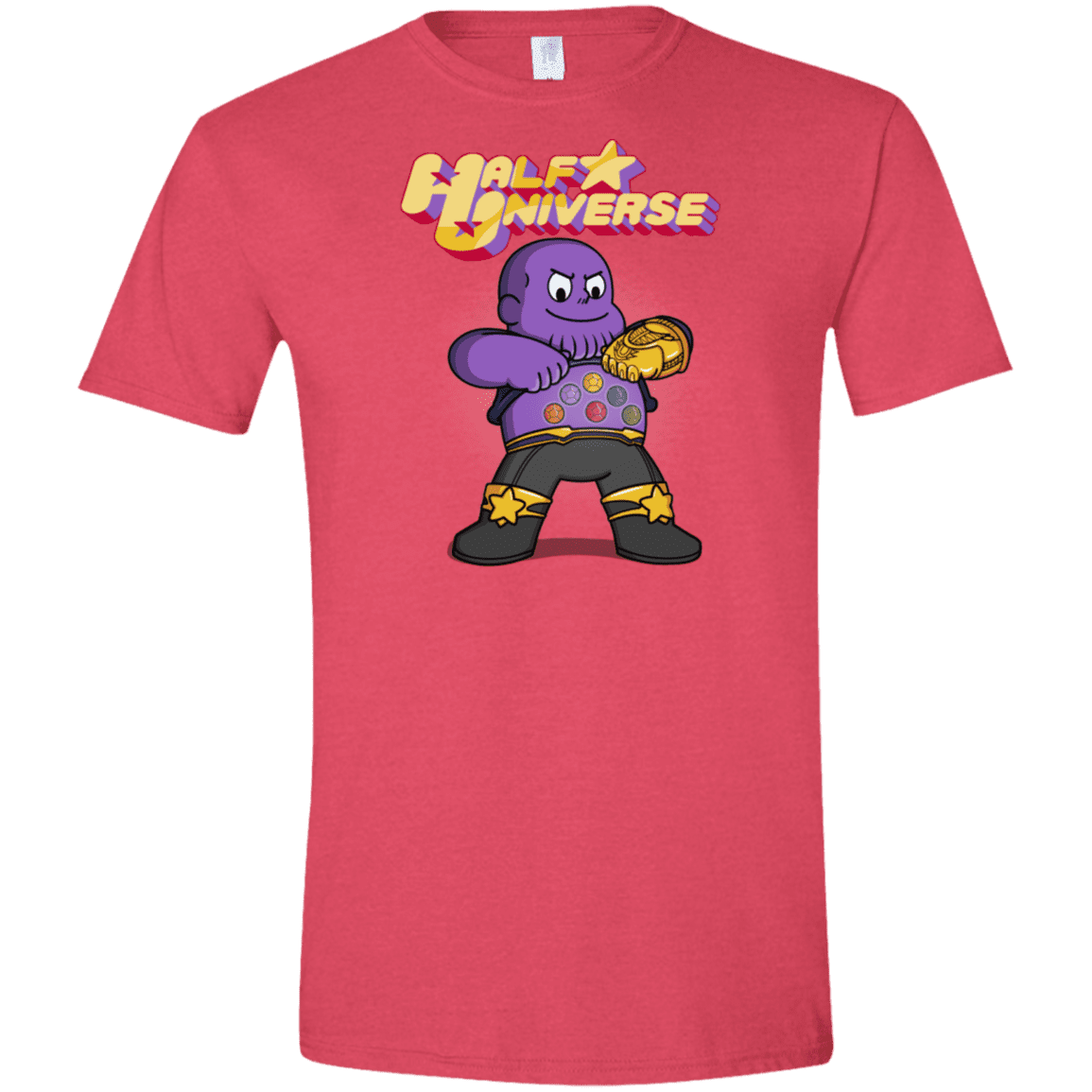 T-Shirts Heather Red / S Half Universe Men's Semi-Fitted Softstyle