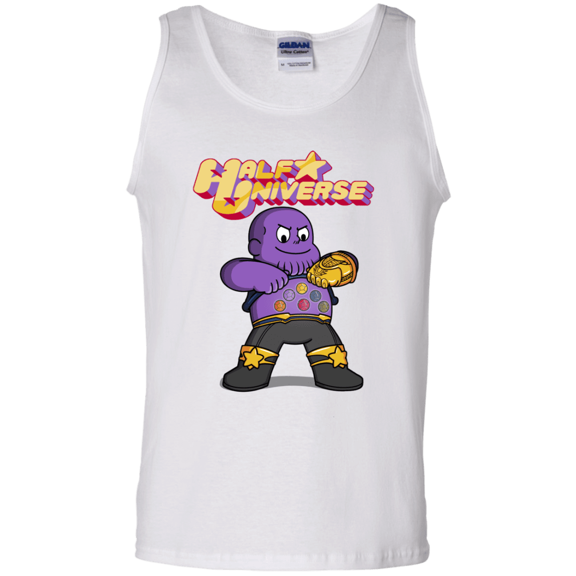 T-Shirts White / S Half Universe Men's Tank Top