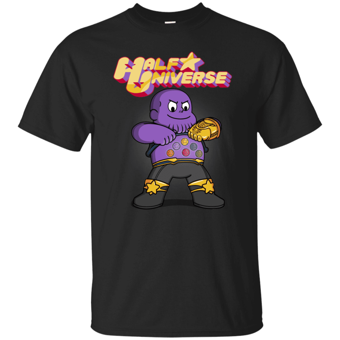 T-Shirts Black / S Half Universe T-Shirt