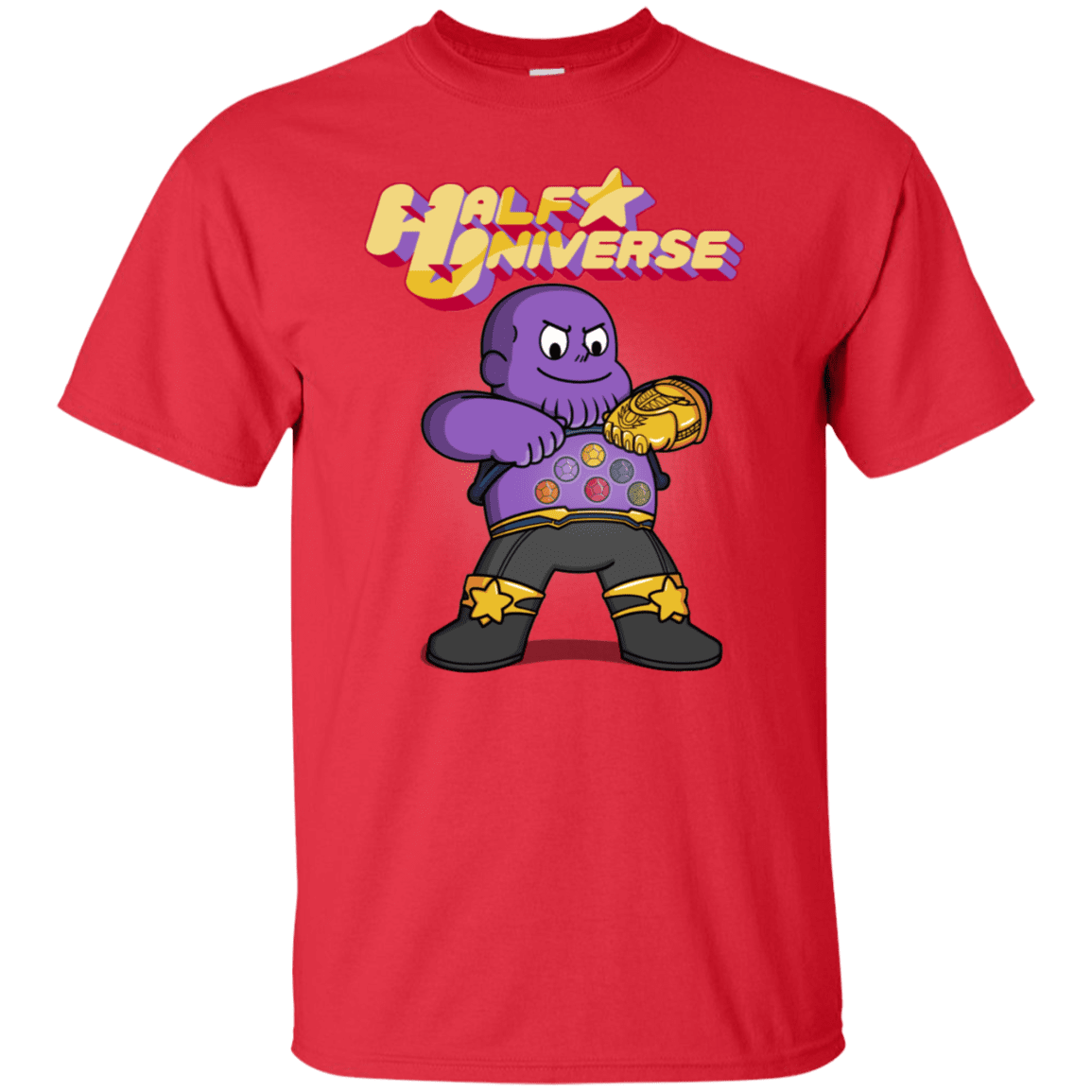 T-Shirts Red / S Half Universe T-Shirt