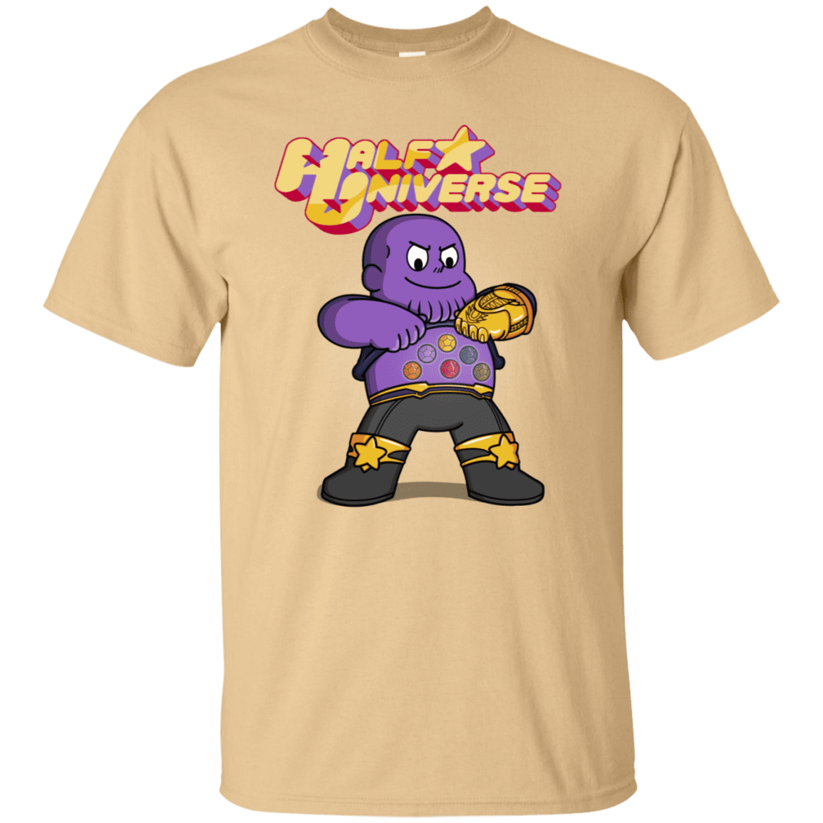 T-Shirts Vegas Gold / S Half Universe T-Shirt