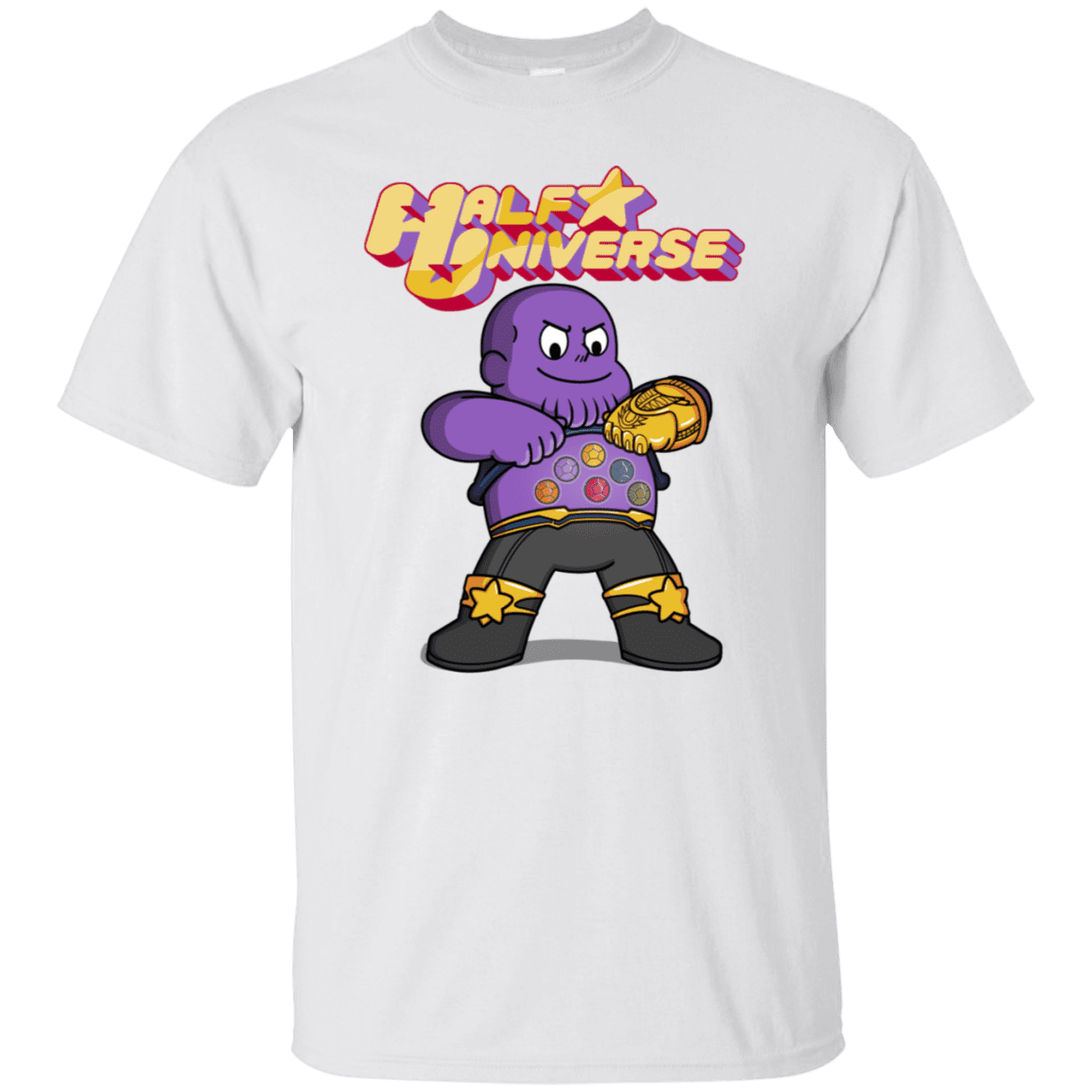 T-Shirts White / S Half Universe T-Shirt