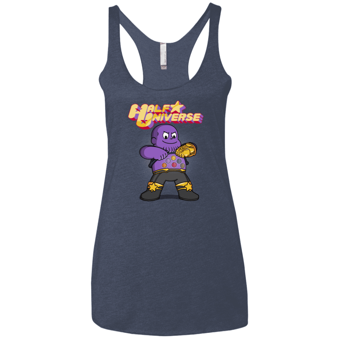 T-Shirts Vintage Navy / X-Small Half Universe Women's Triblend Racerback Tank
