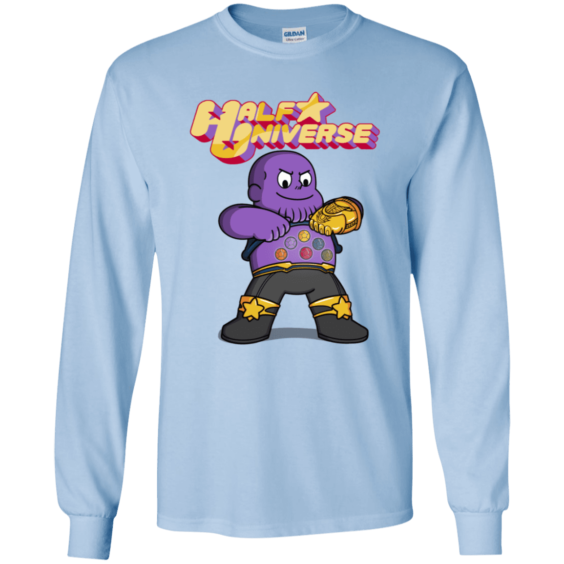 T-Shirts Light Blue / YS Half Universe Youth Long Sleeve T-Shirt