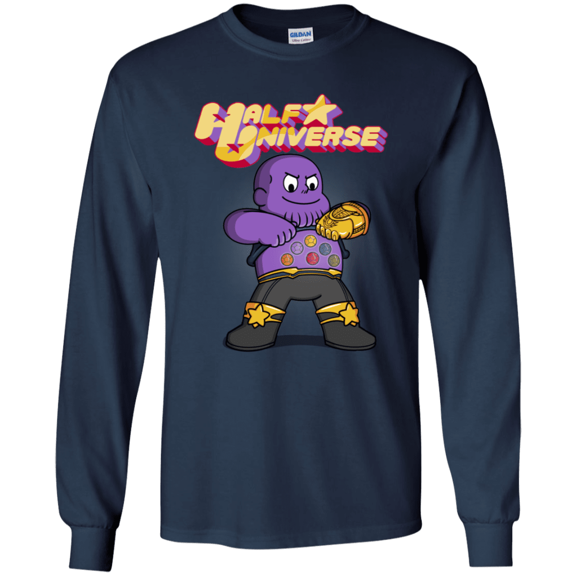 T-Shirts Navy / YS Half Universe Youth Long Sleeve T-Shirt