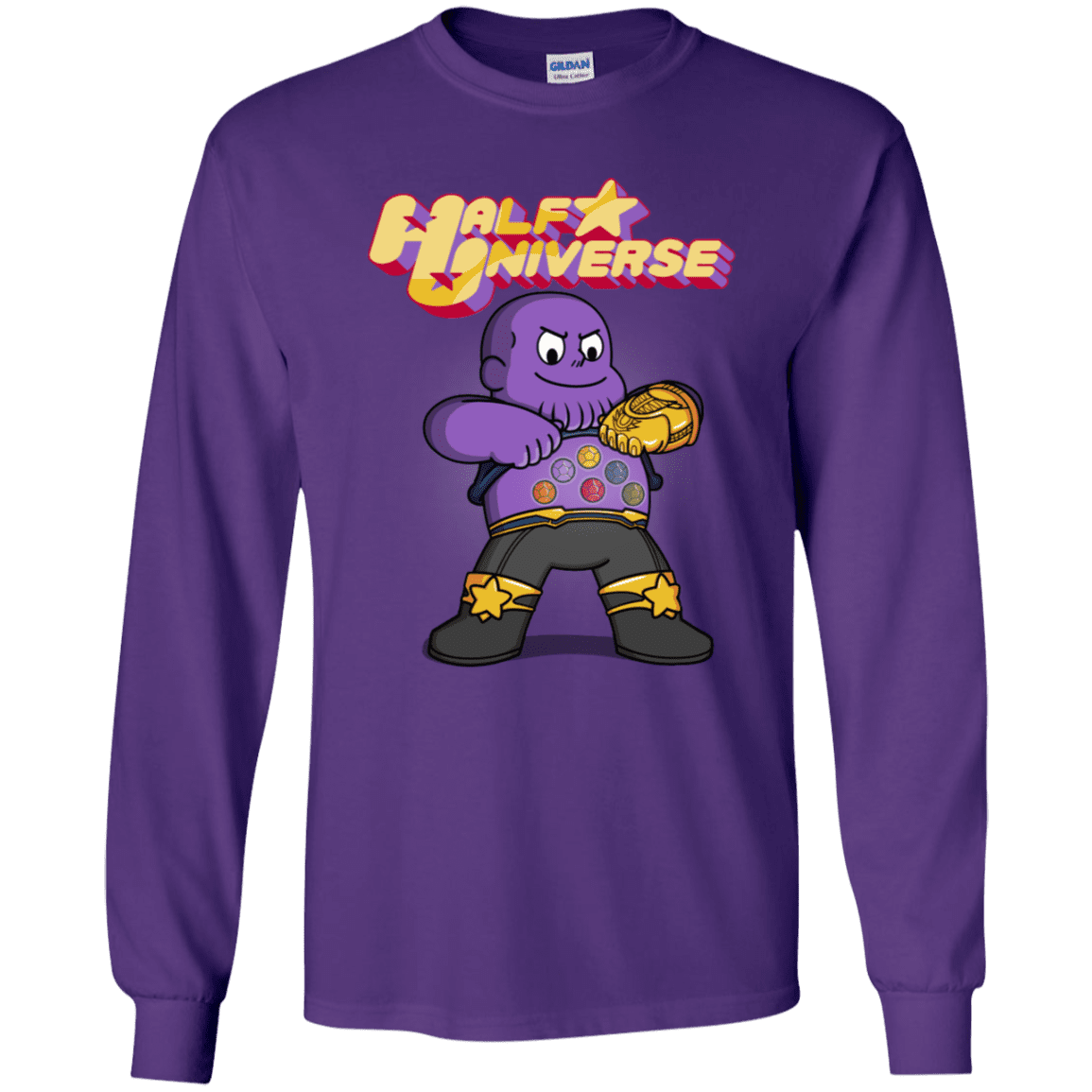 T-Shirts Purple / YS Half Universe Youth Long Sleeve T-Shirt