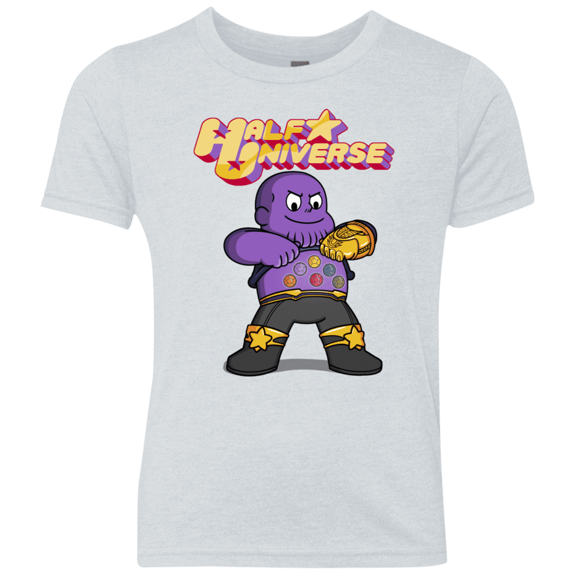 T-Shirts Heather White / YXS Half Universe Youth Triblend T-Shirt