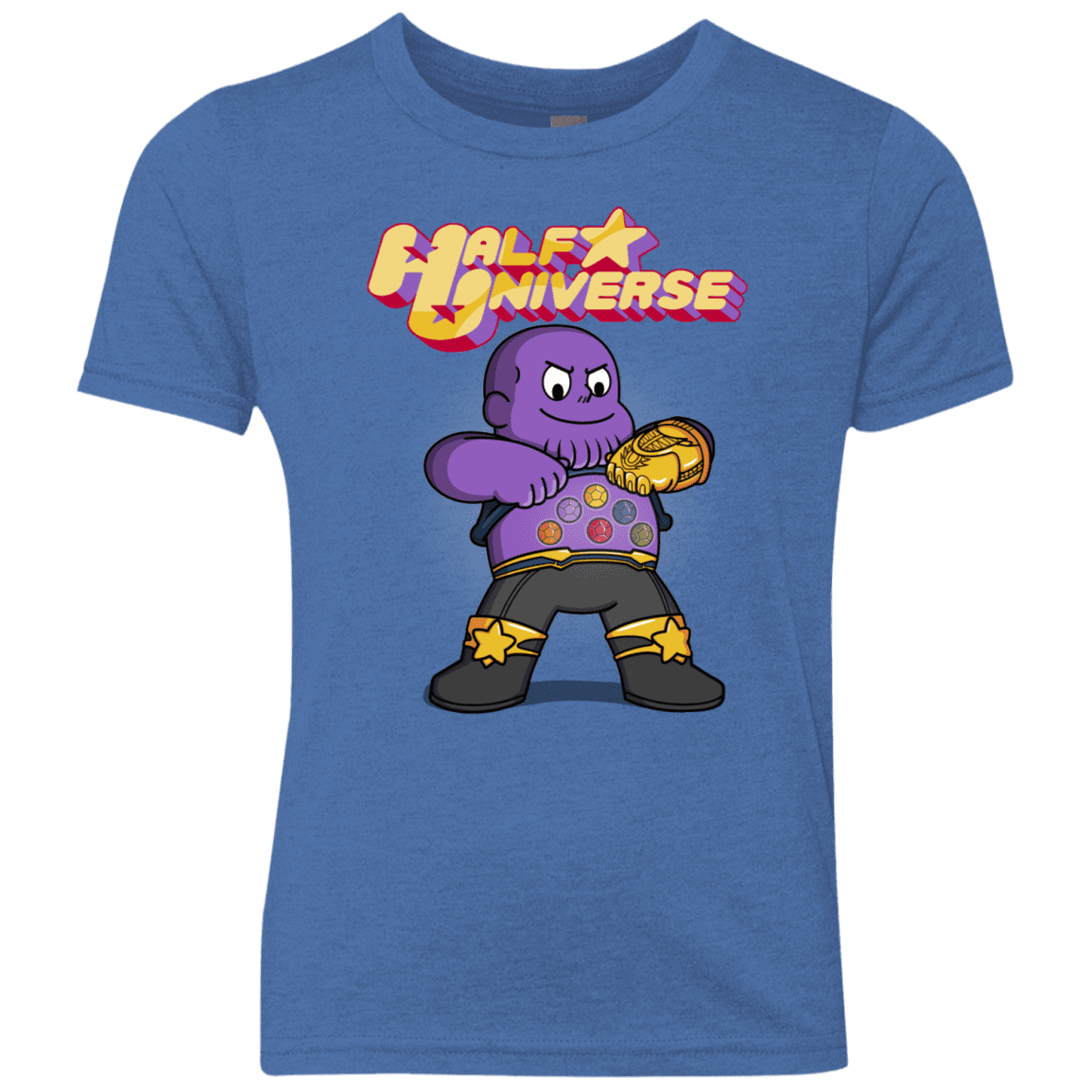 T-Shirts Vintage Royal / YXS Half Universe Youth Triblend T-Shirt