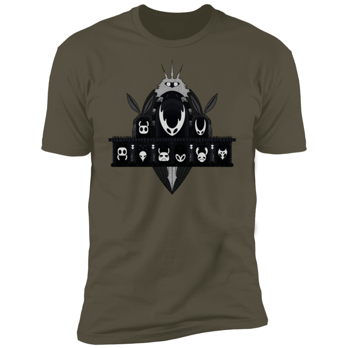 T-Shirts Military Green / S Hall of Masks Men's Premium T-Shirt