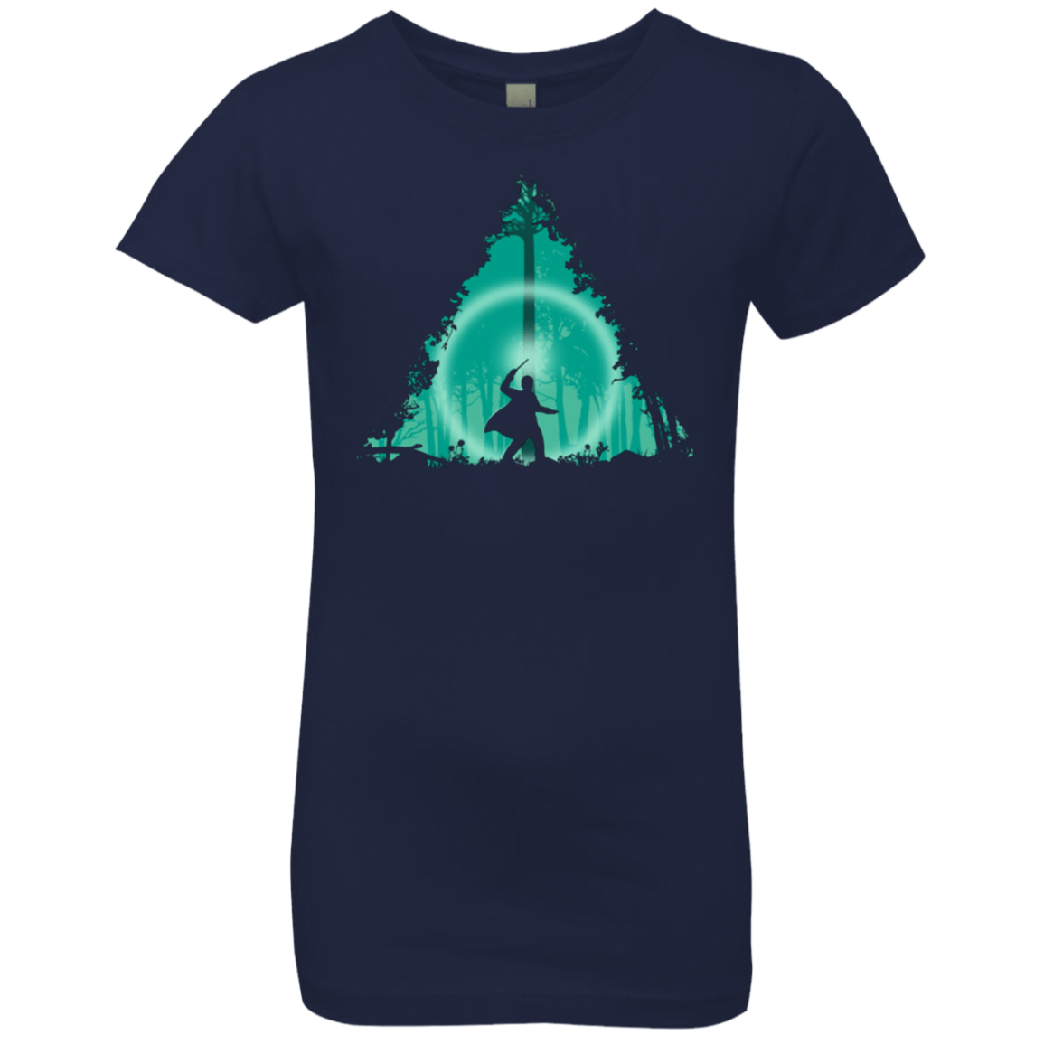 T-Shirts Midnight Navy / YXS Hallowed Ground Girls Premium T-Shirt