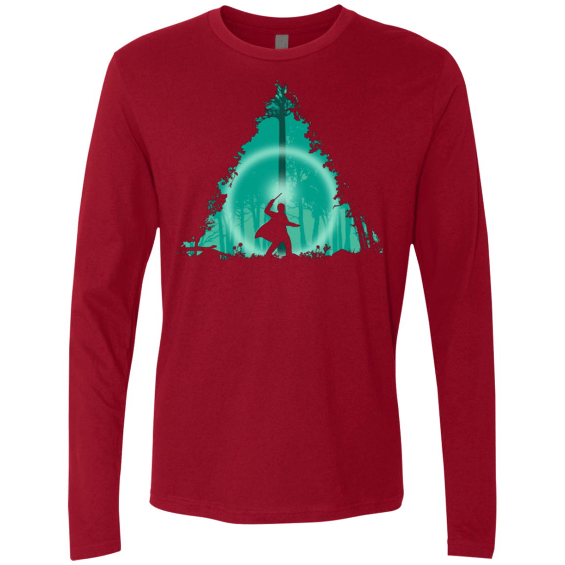 T-Shirts Cardinal / Small Hallowed Ground Men's Premium Long Sleeve