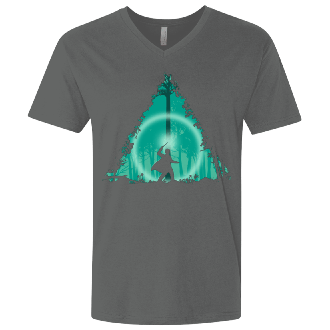 T-Shirts Heavy Metal / X-Small Hallowed Ground Men's Premium V-Neck