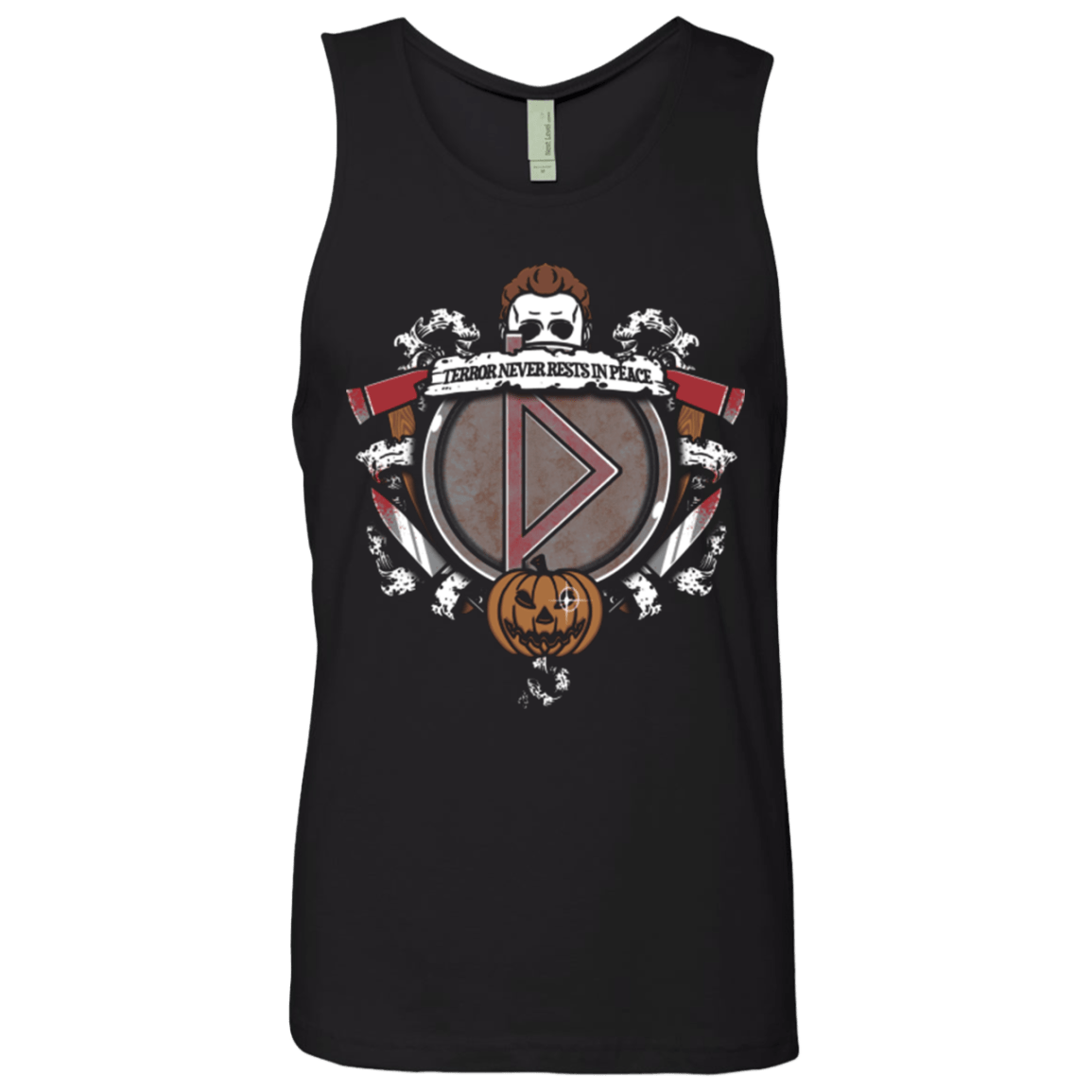 T-Shirts Black / Small Halloween Crest Men's Premium Tank Top