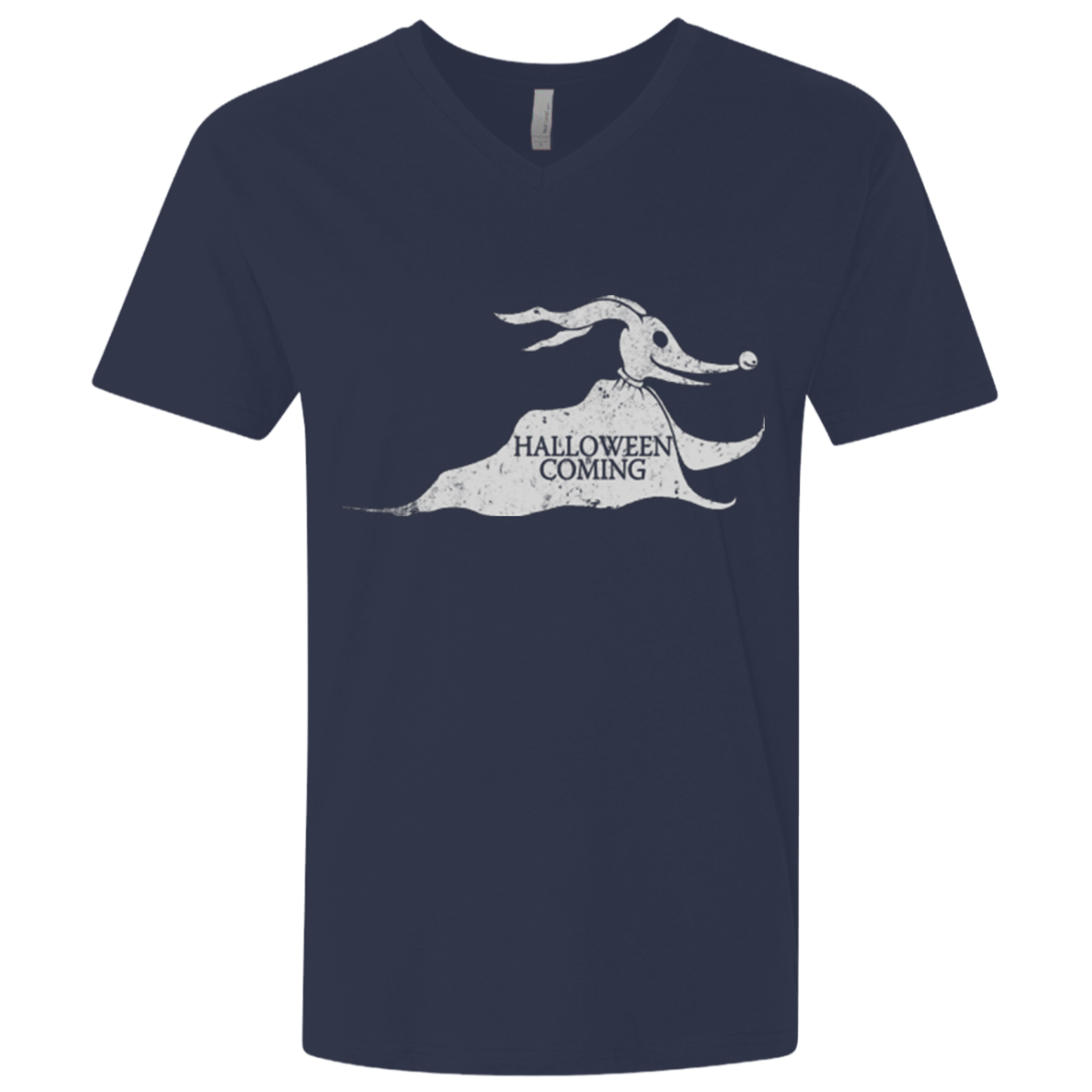 T-Shirts Midnight Navy / X-Small Halloween Is Coming Men's Premium V-Neck