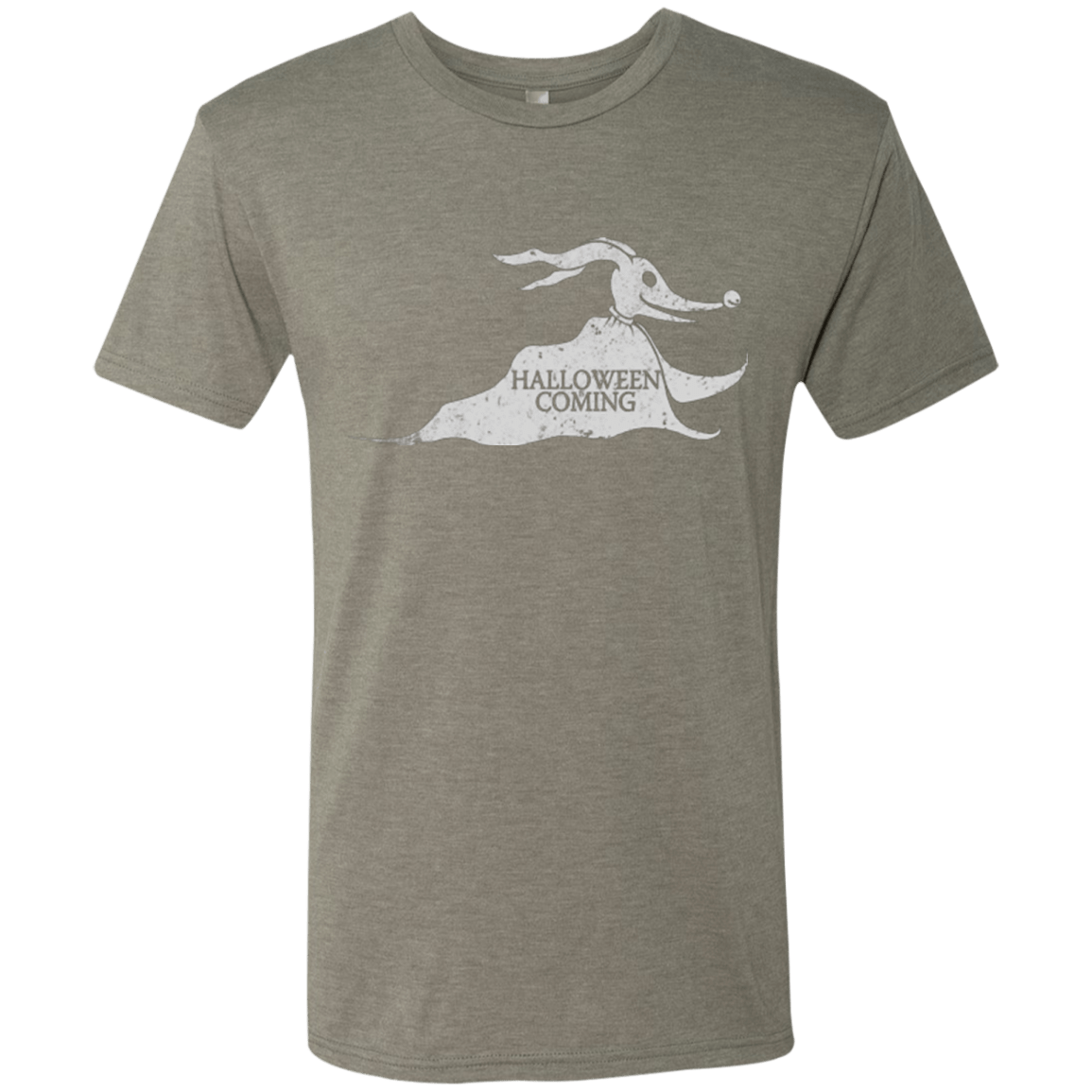 T-Shirts Venetian Grey / Small Halloween Is Coming Men's Triblend T-Shirt
