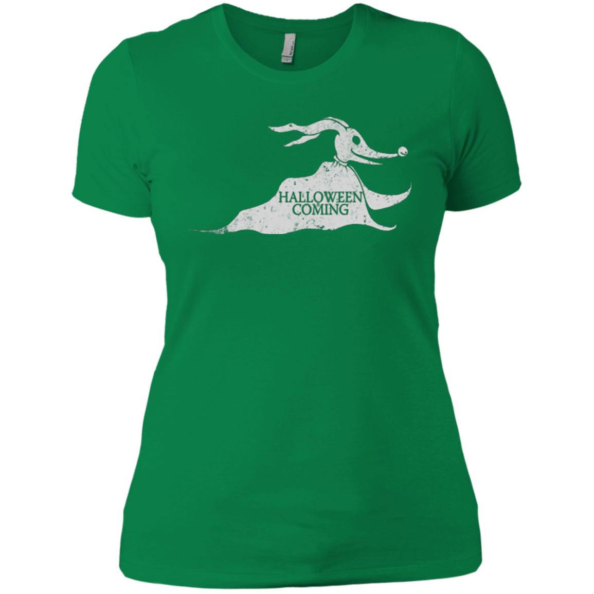T-Shirts Kelly Green / X-Small Halloween Is Coming Women's Premium T-Shirt