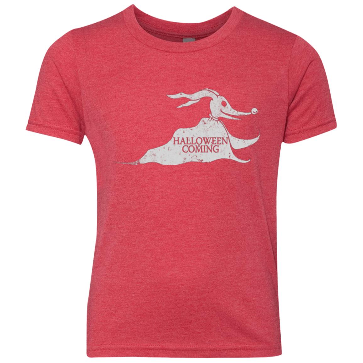 T-Shirts Vintage Red / YXS Halloween Is Coming Youth Triblend T-Shirt
